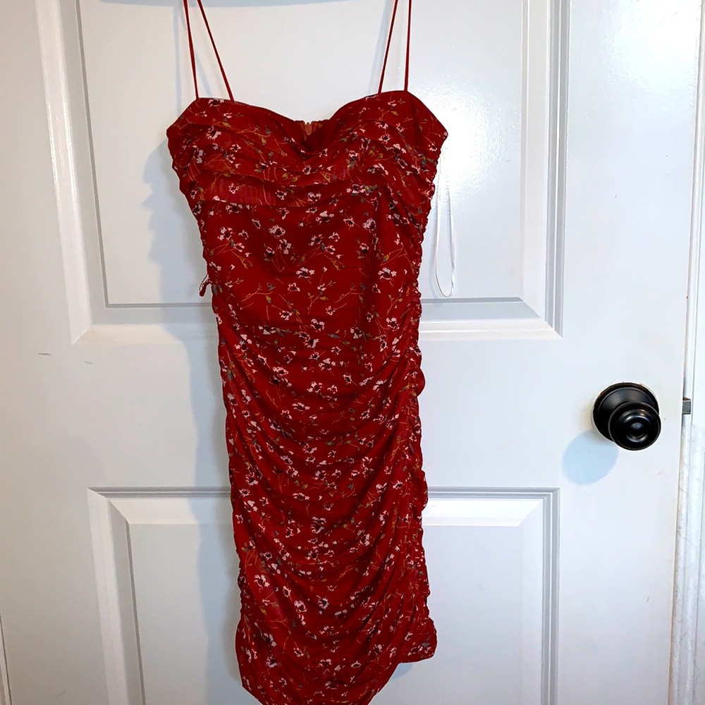 Hello molly S rouched mini dress